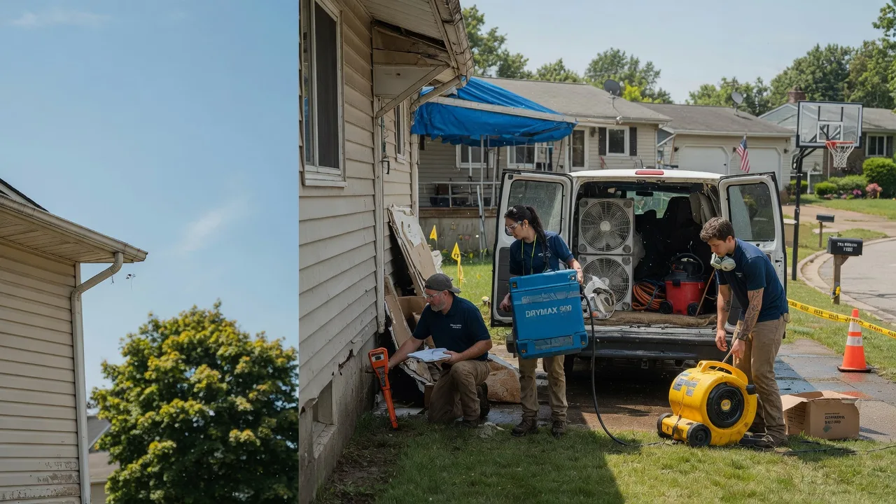 Ceiling Leak Cleanup in Hoffman Estates, IL near me