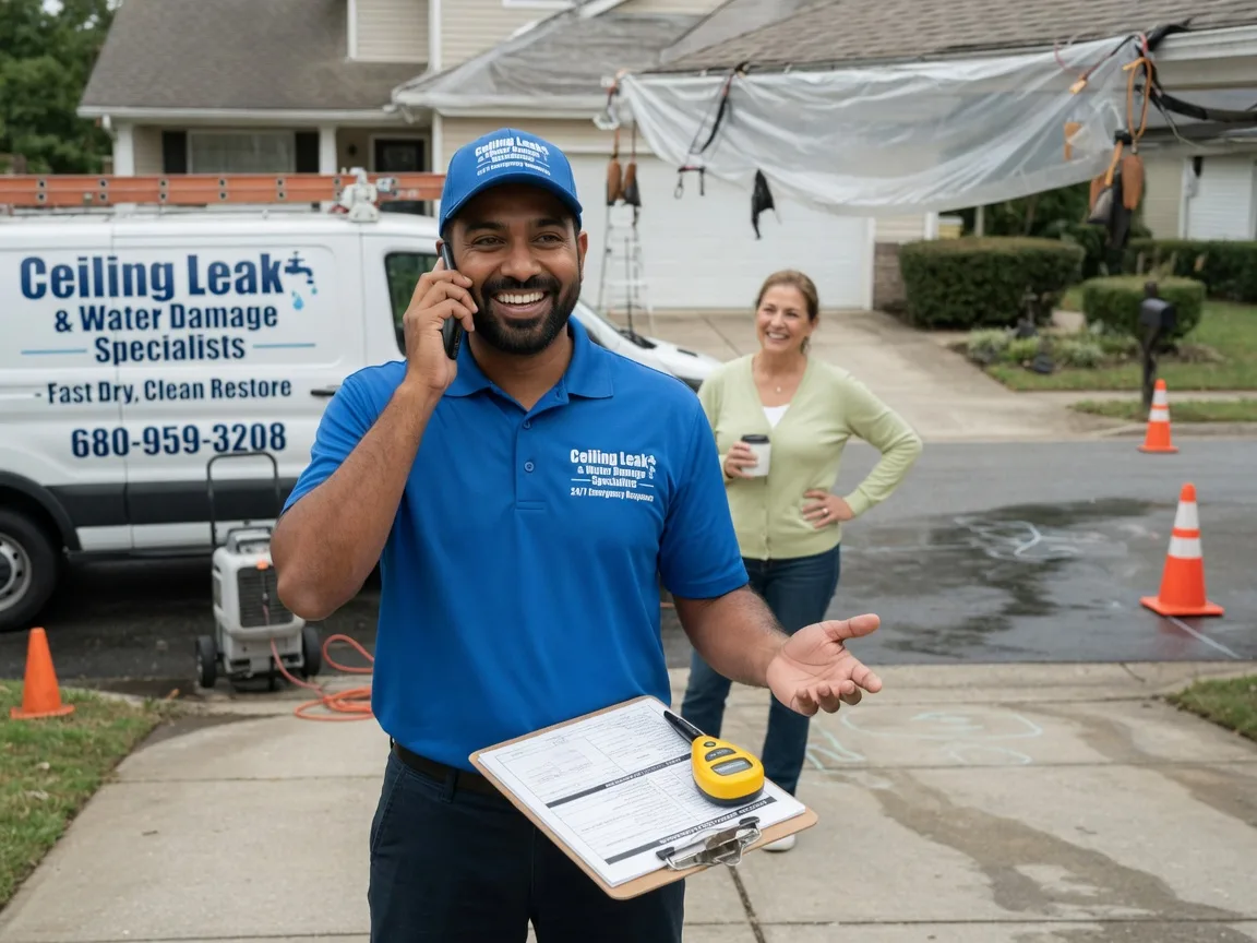 Ceiling Leak Cleanup Hoffman Estates, IL FAQs